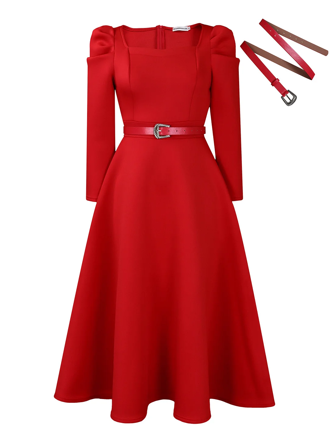 Nigikala Nigikala Women's Winter New Fashion Bubble Sleeve Grand Party Party Dress