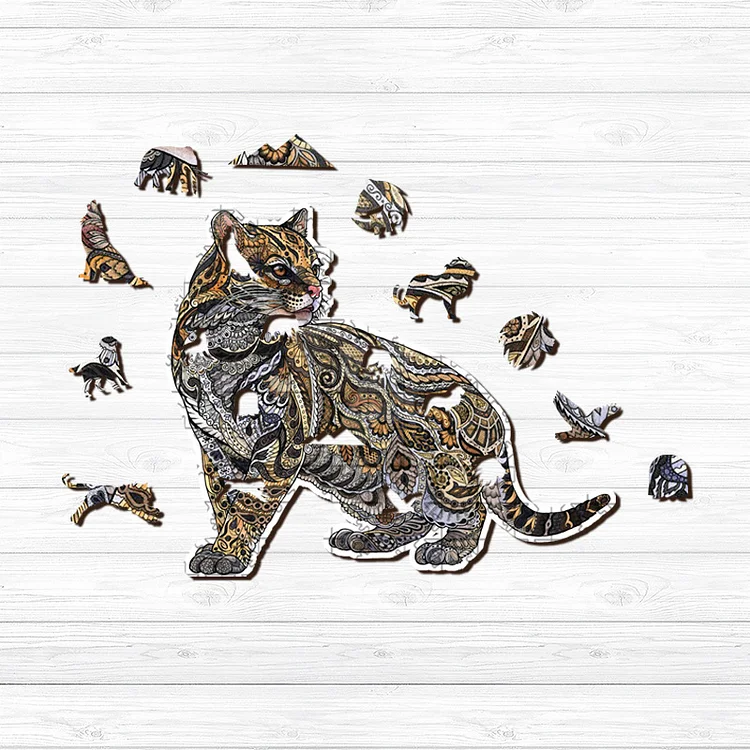 Ericpuzzle™ Ericpuzzle™Ocelot Wooden Puzzle