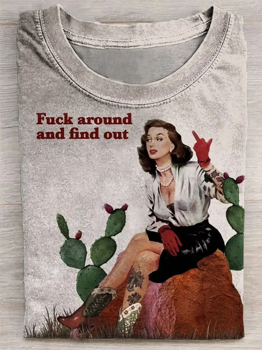 Eagerlys  Fuck Around and Find Out T-shirt Eagerlys