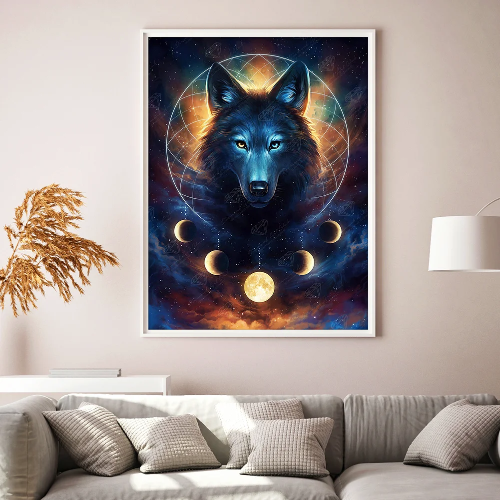 Diamond Painting - Full Round Drill - Wolf(Canvas|30*40cm)