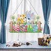 DIY Special Shaped Diamond Painting Easter Egg Bunny Festival Hanging With Lamp String Kit