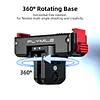 Magnetic Quick Release Mount for DJI Osmo 360/Action 5 Pro/Action 4/3 Aluminum Alloy Extension Base Bracket with 1/4in Threaded Hole for Tripods Selfie Sticks Vlogging