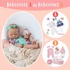 Handmade Baby Doll Girl Mae 20'' Realistic Soft Silicone Vinyl Reborn Asleep Baby Doll Set, Gift for Kids - RBBI-Myrebornbabydoll® Myrebornbabydoll®