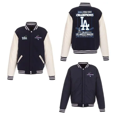 Los Angeles Dodgers 2024 World Series Champions Reversible Jacket 3PD6