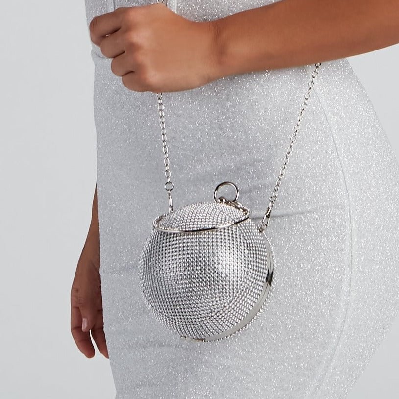 Dose Of Glam Sphere Rhine Evening Prom Clutch-VESSFUL