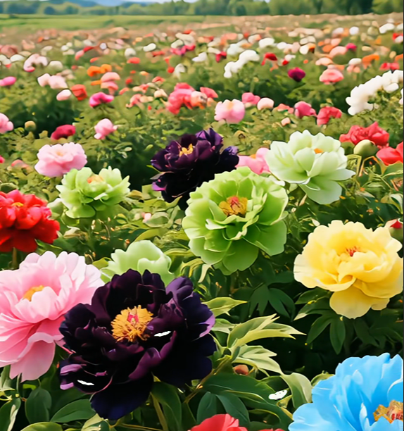 Muti Color Peony Seeds – Symbol of luck and wealth