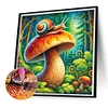 (40*40cm)Snail - Full Square Drill Diamond Painting