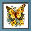 Diamond Painting -DIY Round Drill Orange Butterfly(40x40cm)