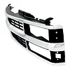 Garage-Pro Grille Assembly Compatible With 1994-1999 Chevrolet C1500, 1994-1999 Chevrolet C1500 Suburban Chrome Shell with Painted Black Insert, Plastic