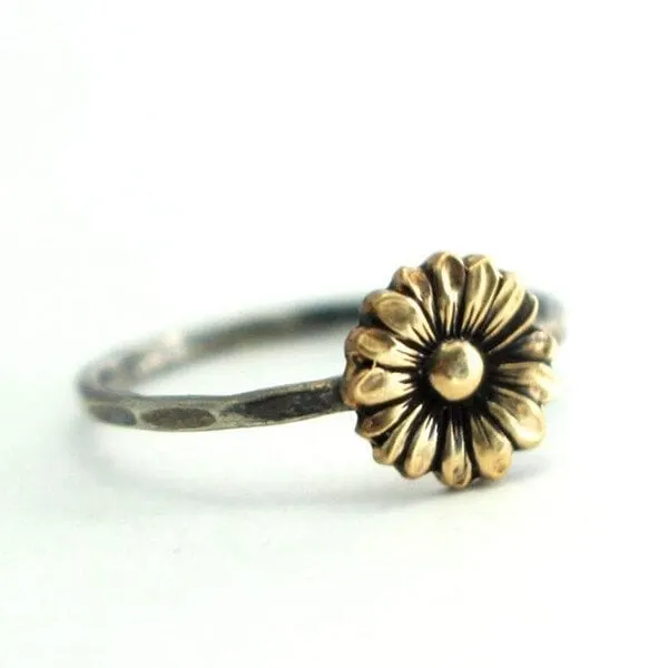 🔥Last Day 49% OFF🎁Gold Sunflower Ring