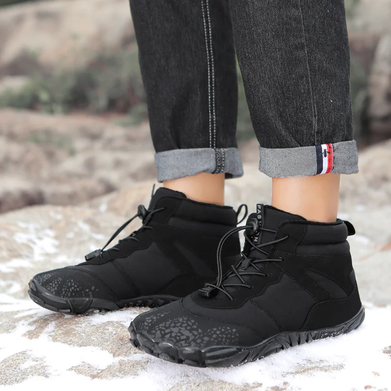 Unisex Winter Booties  Snow BareFoot Casual Shoes Outdoor Work Shoes 