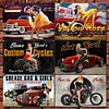Pin Up Girl - Random Vintage Metal  Sign Mystery Box Surprise Box 10pcs - /20pcs - /30pcs - /50pcs - 