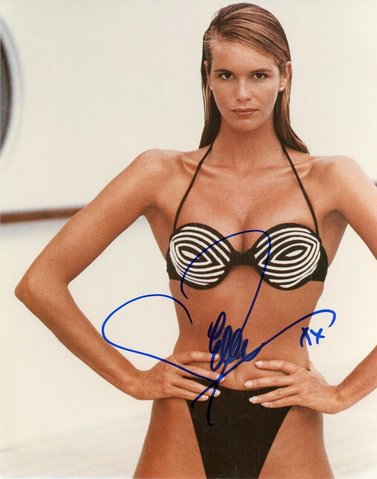 Elle Macpherson Signed 8x10 JSA COA Photo Poster painting Autograph Sports Illustrated Model