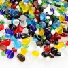 100g Handmade diy glass sand irregular glass beads creative material translucent glass mosaic art handmade accessories