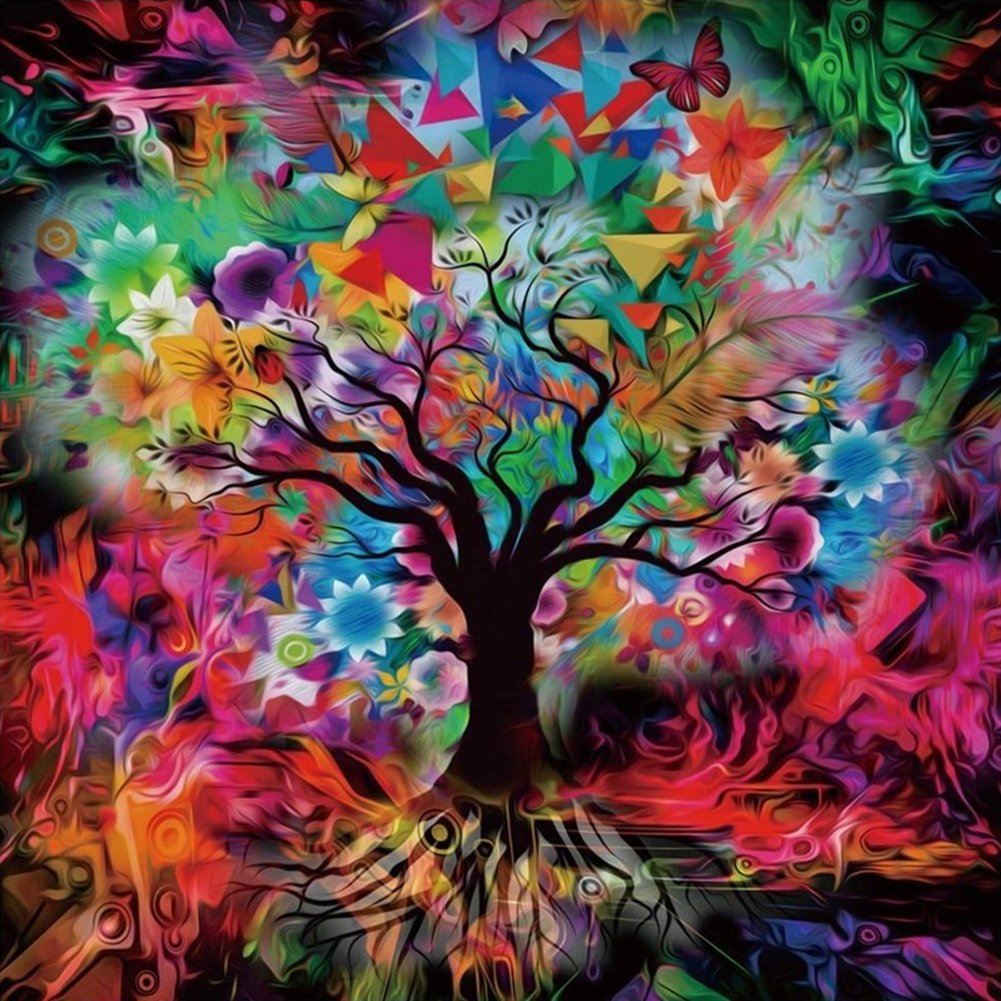 Разноцветное дерево