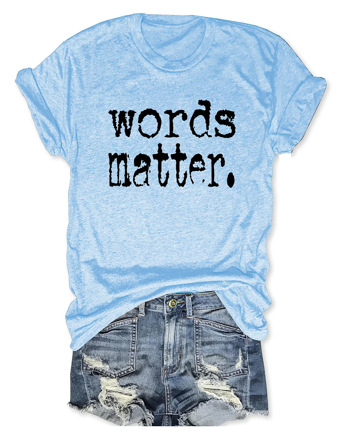 Words Matter Typography T-shirt