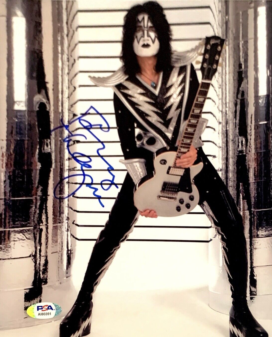 Tommy Thayer Signed 8x10 Photo Poster painting PSA AI80391 KISS Band