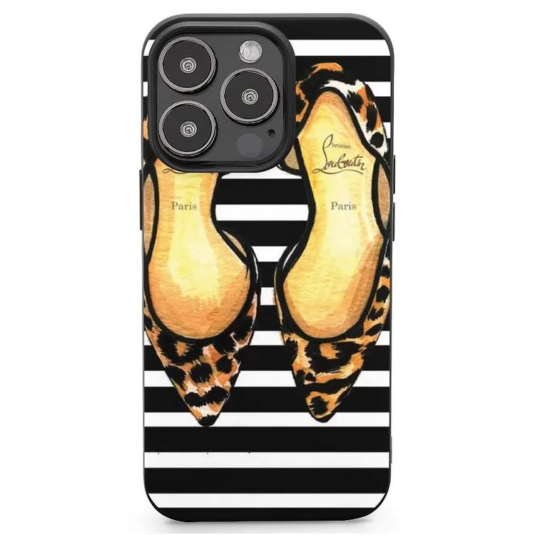 Christian Louboutin And... Mobile Phone Case Shell For IPhone 13 and iPhone14 Pro Max and IPhone 15 Plus Case - Heather Prints Shirts