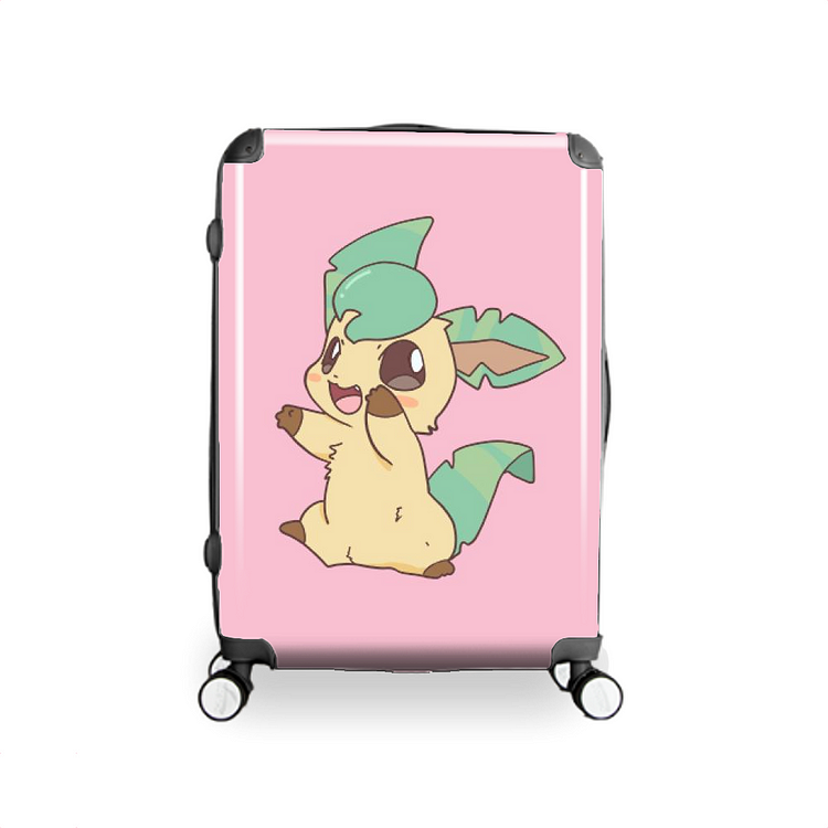Cute Leafeon Eevee, Pokemon Hardside Luggage