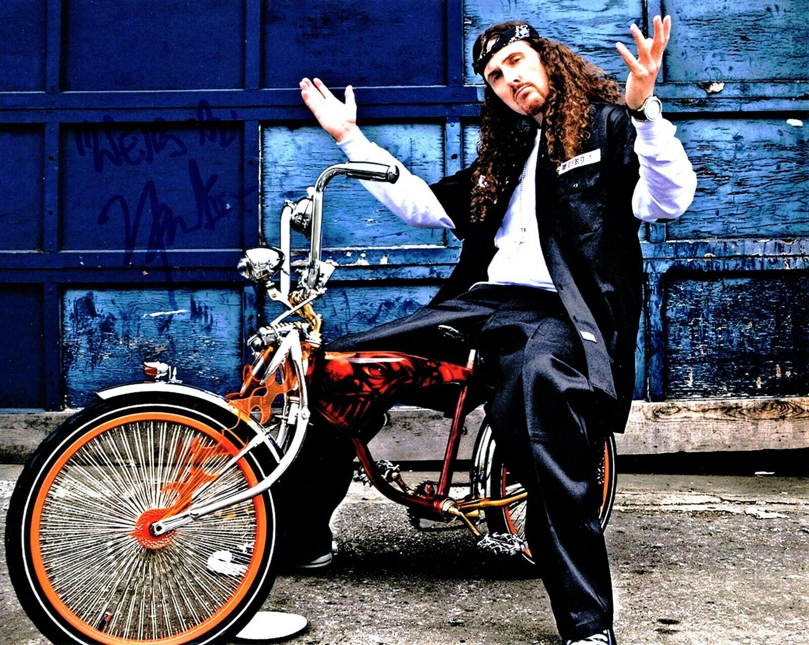 Weird Al Yankovic Signed Parody Song Singer - Songwriter 8x10 inch Photo Poster painting w/ COA