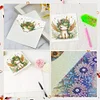 uk.everydayedeals 6Pcs DIY Diamond Painting Greeting Card - Unicorn Family