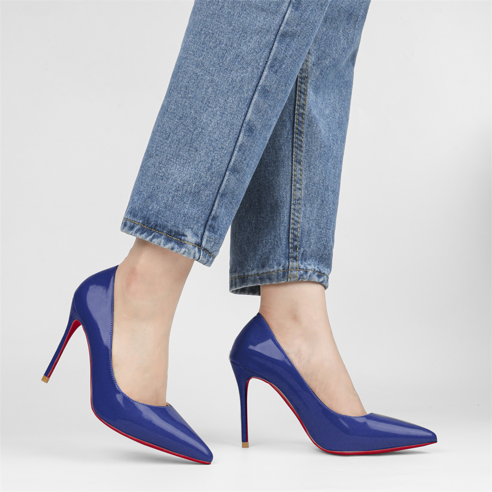 100mm High Heels Party Daily Pumps Red Soles Shoes-vocosishoes