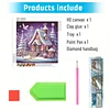 Winter Houses - Crystal Rhinestone Diamond Painting