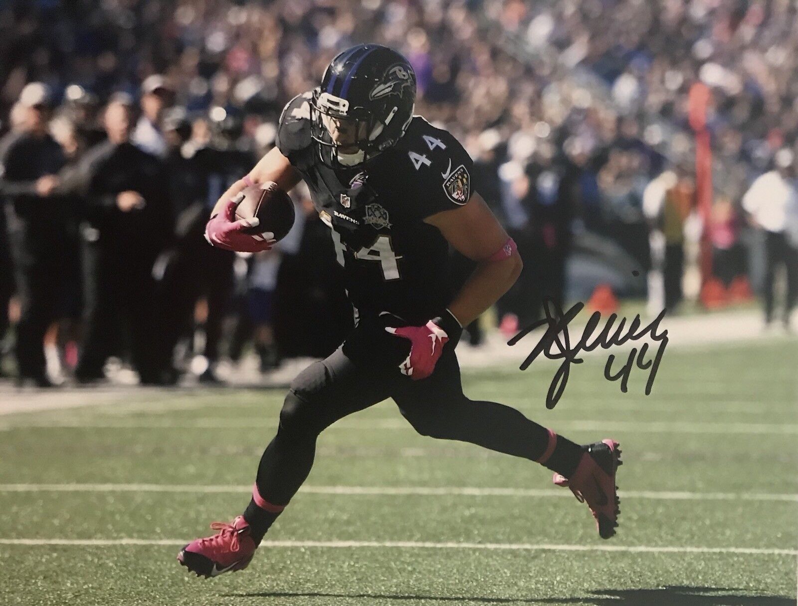 Kyle Juszczyk Signed Autographed San Francisco 49ers 8x10 Photo Poster painting Ravens Coa