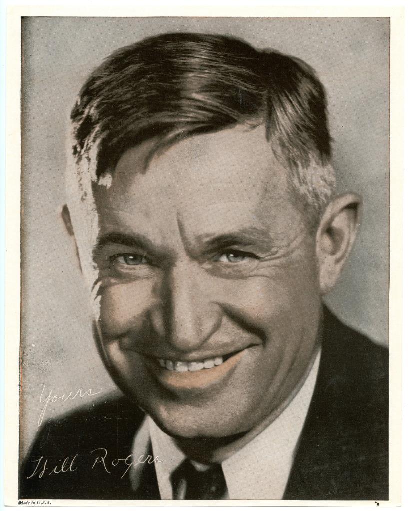 1932 Promo Photo Poster painting Will Rogers Color Movie Studio Promo Cowboy Cherokee Indian