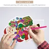 DIY Diamond Painting 7 Color Night Light Lamp Home Decoration Ornament Gift Kit(Santa Claus)