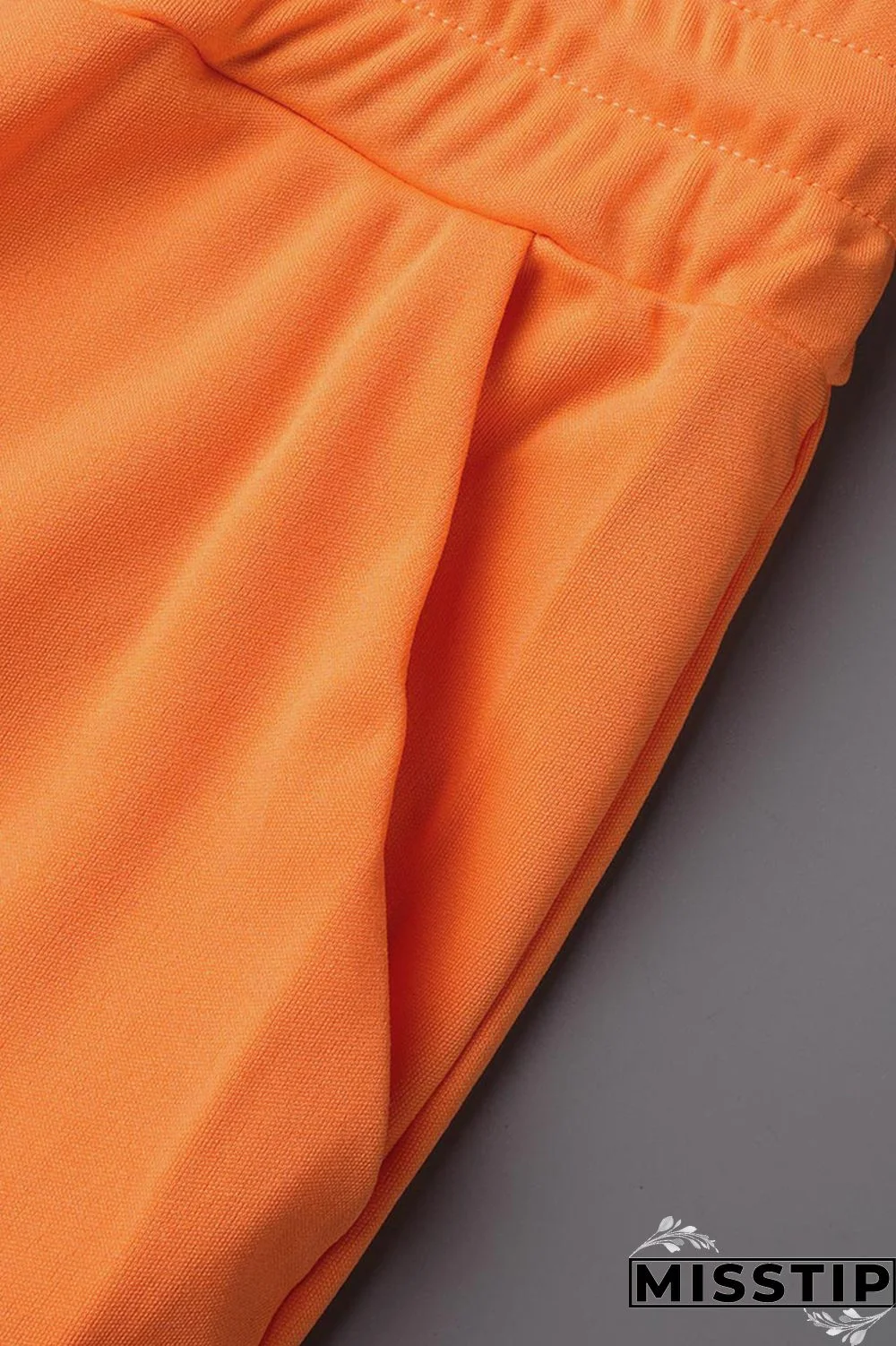 Blue Casual Solid Basic U Neck Long Sleeve Two Pieces