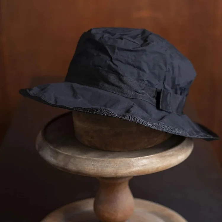 Men's Dark Blue Canvas Bucket Hat