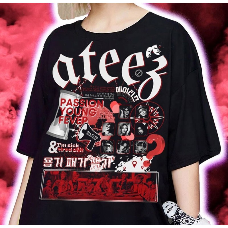 ATEEZ Passion Young Fever T-shirt