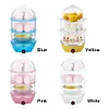110V/220V Electric Egg Boiler 3-Layer Automatic Corn Steamer Rapid Heat Poacher
