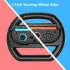 2Pcs Racing Steering Wheels for Nintendo for Switch 2 Controller Handle Grips