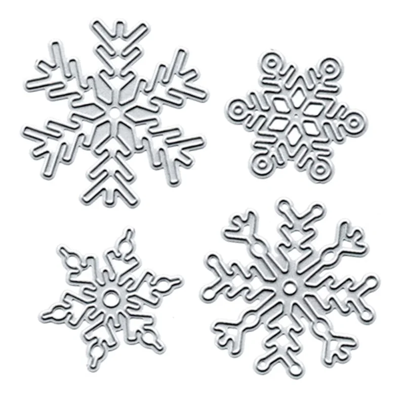 Christmas Snowflake Metal Cutting Dies Stencil DIY Scrapbooking Album Stamp Paper Card Embossing Craft Decor