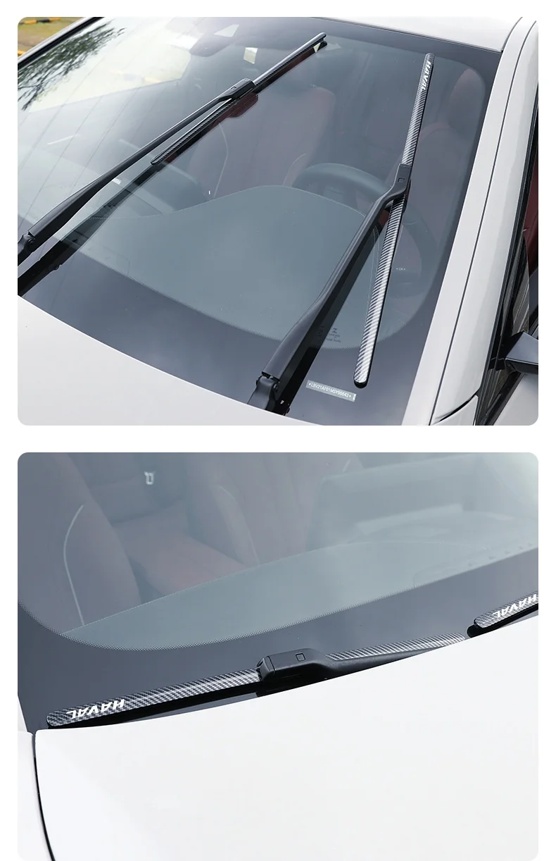 Carbon fiber pattern exclusive logo wiper(2PC)