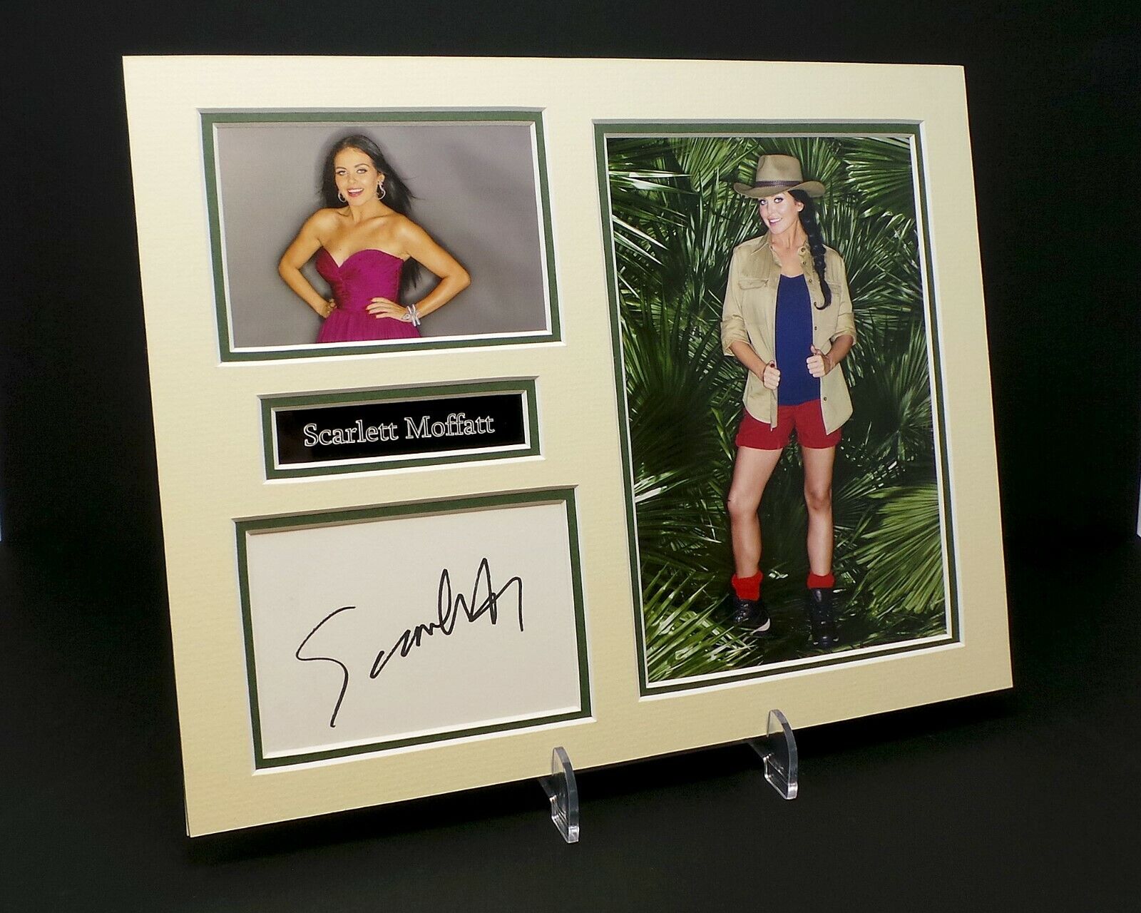 Scarlett MOFFATT Signed Mounted Photo Poster painting Display AFTAL COA Gogglebox, TV Presenter