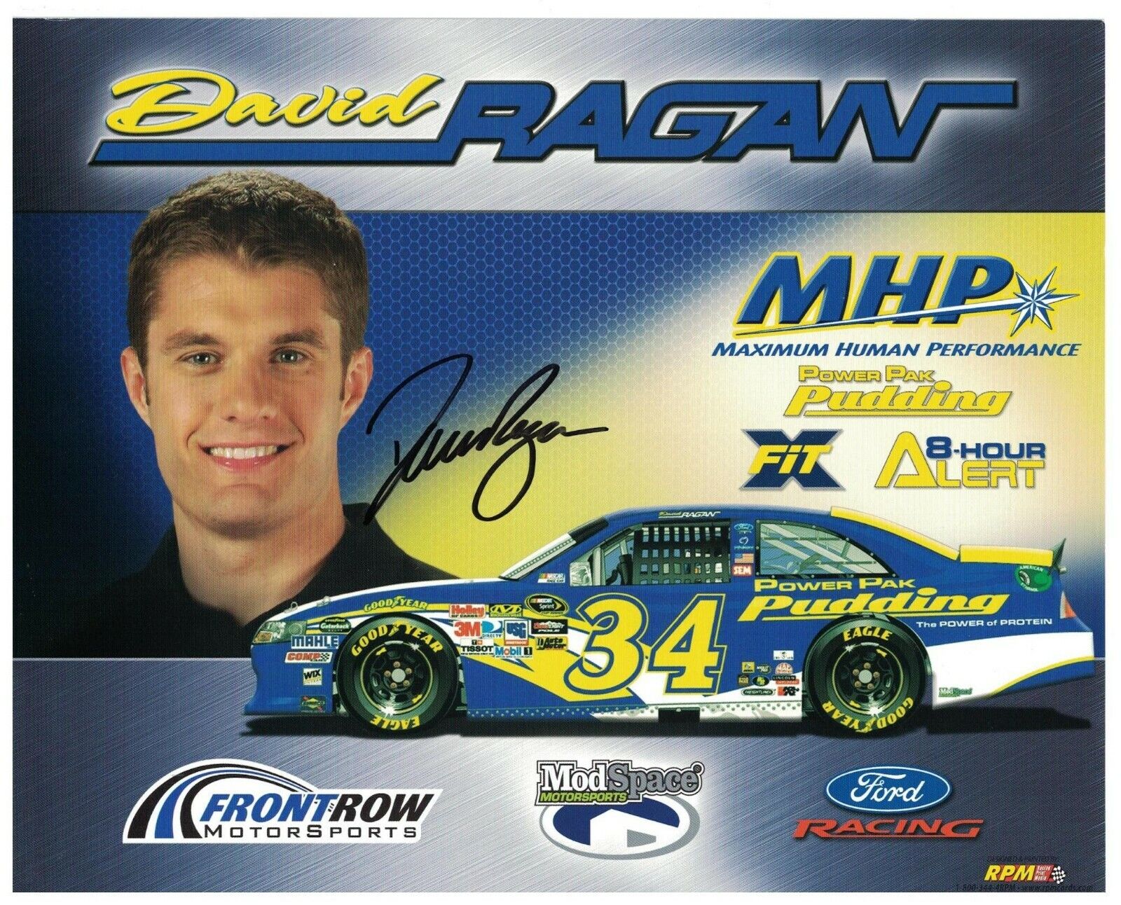 David Ragan Signed Autographed 8 x 10 Photo Poster painting NASCAR Racing Driver