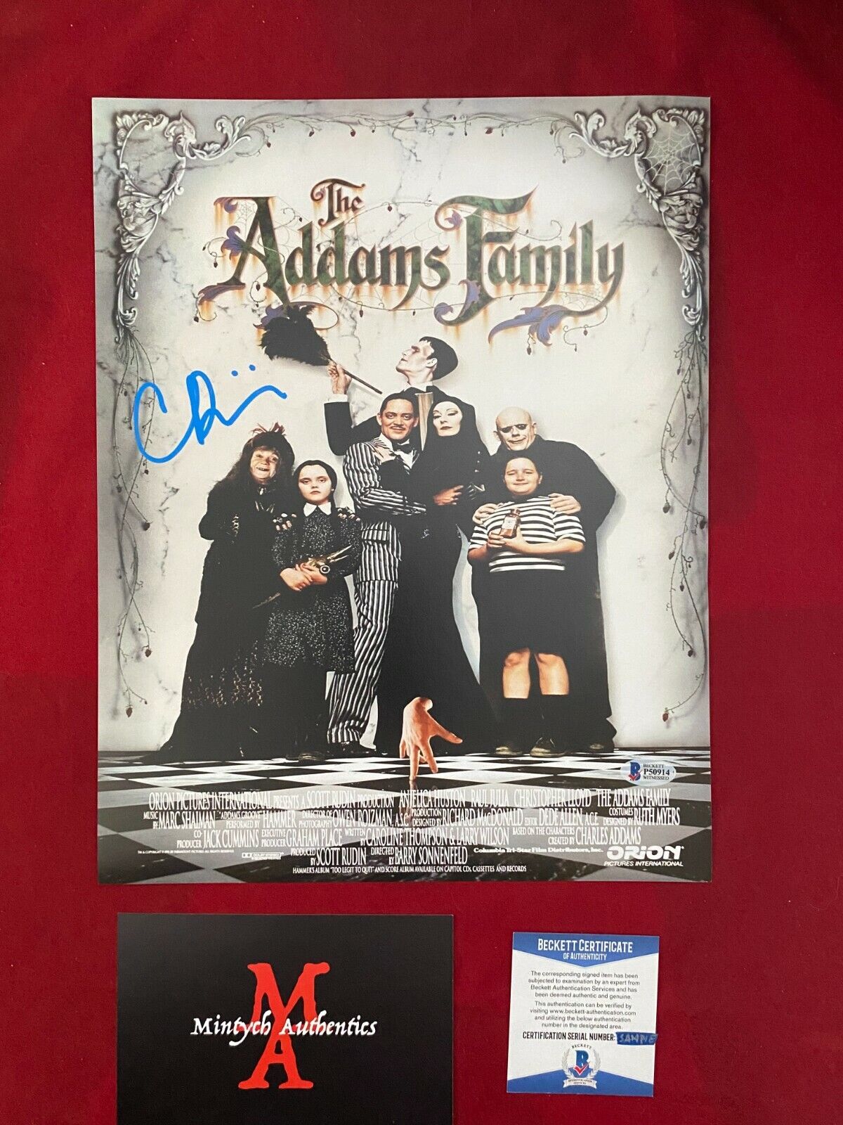 CHRISTINA RICCI AUTOGRAPHED SIGNED 11x14 Photo Poster painting! THE ADDAMS FAMILY! BECKETT!