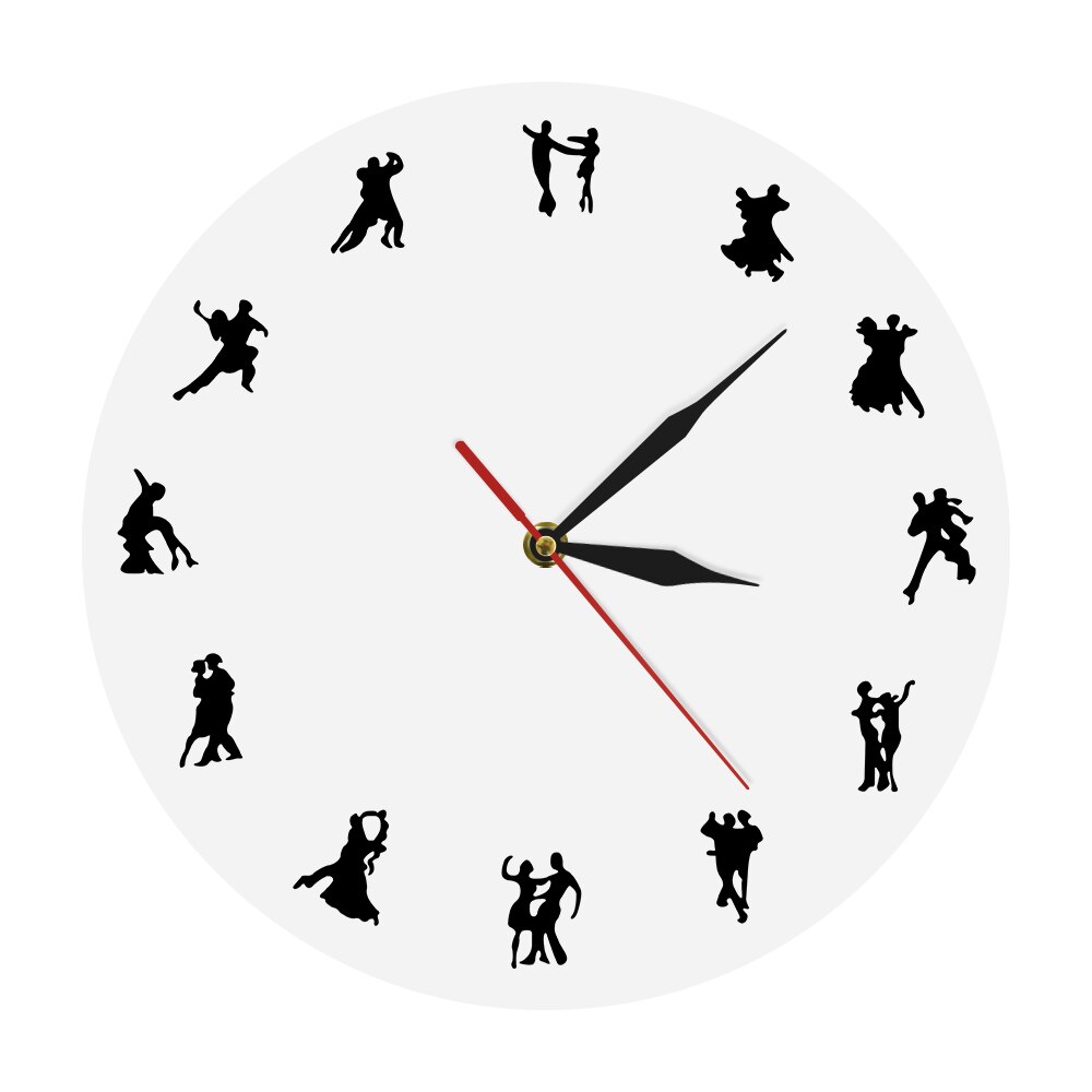 

Couples Dance - Frameless Acrylic Wall Clock, 501 Original