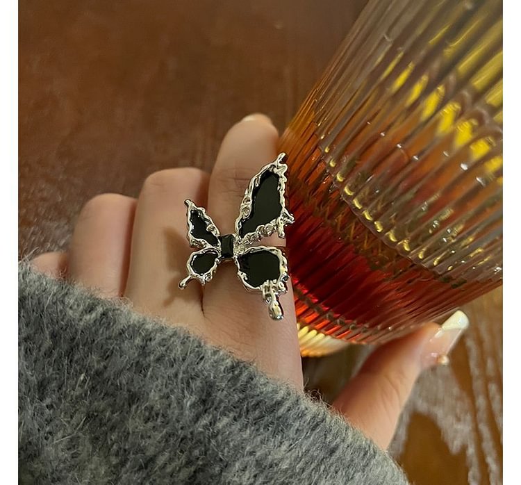 Alloy Butterfly Ring ZH27
