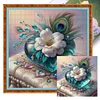 (Multi-Style) Love Flowers Butterfly-11CT Stamped Cross Stitch 40*40cm/15.75*15.75in