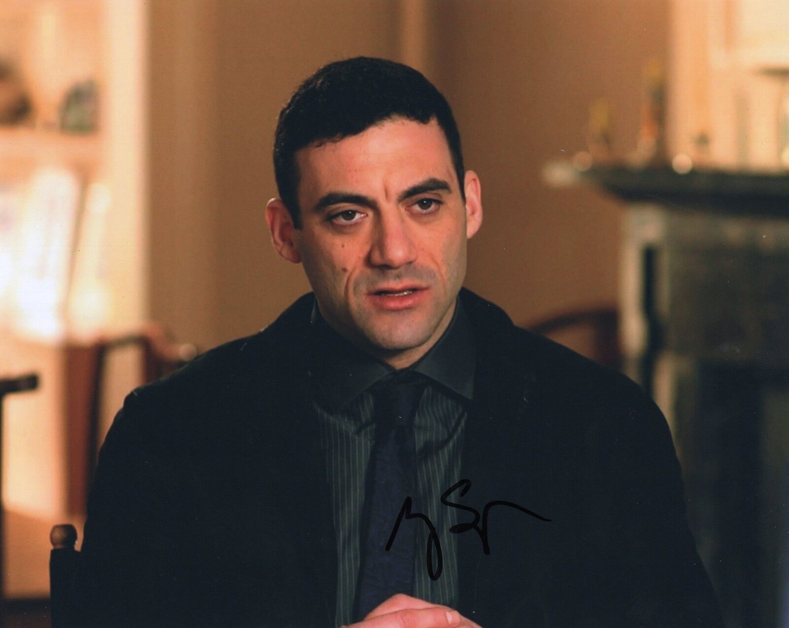 Morgan Spector signed Boardwalk Empire 8x10 Photo Poster painting w/COA Frank Capone #3