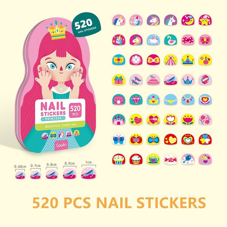 Kids Nail Stickers(520 PCS)