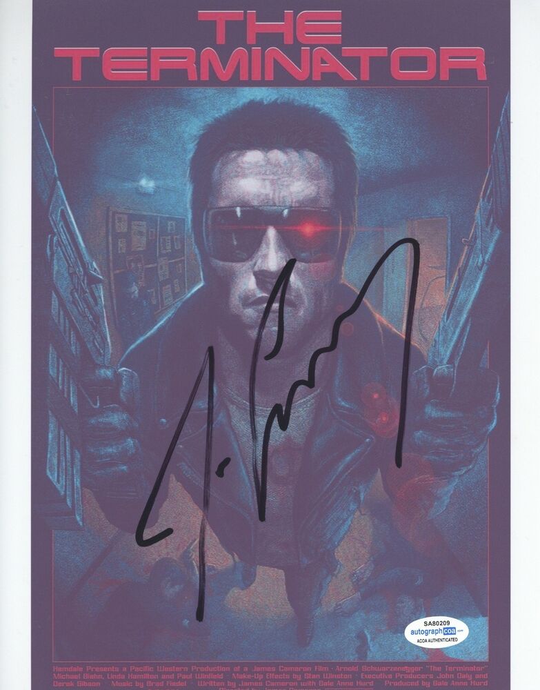 James Cameron Autographed Signed 8.5 x 11 Photo Poster painting Terminator