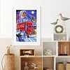Diamond Painting-DIY Full Round Drill Santa Claus(50X35CM)