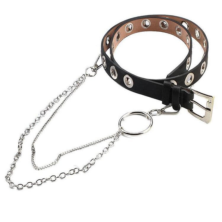 Punk Hollow Chain Belt - Modakawa Modakawa