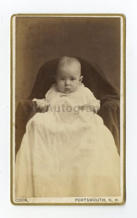 19th Century Children - 1800s Carte-de-visite Photo Poster painting - Cook of Portsmouth, N.H.