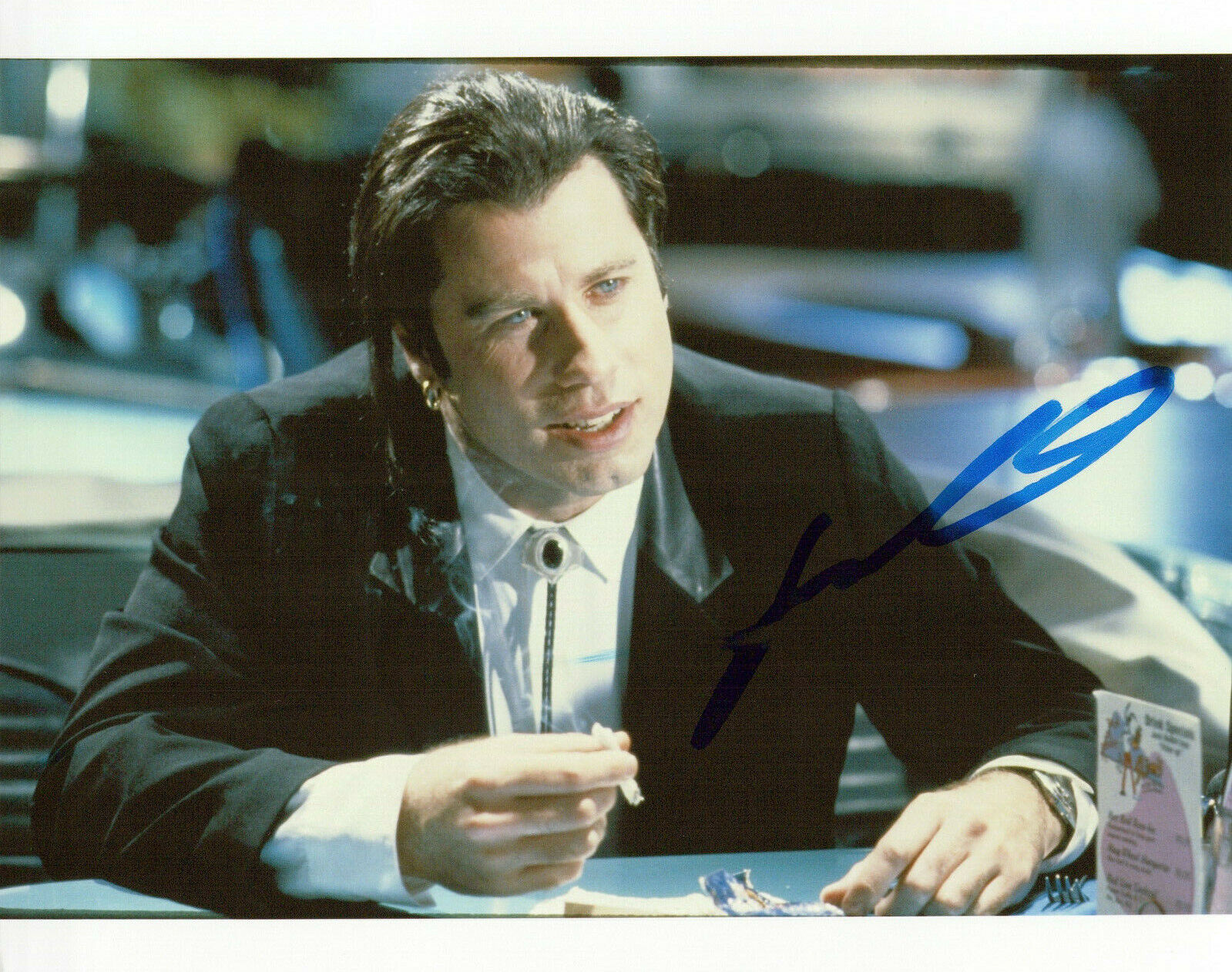 John Travolta Pulp Fiction autographed Photo Poster painting signed 8X10 #7 Vincent Vega